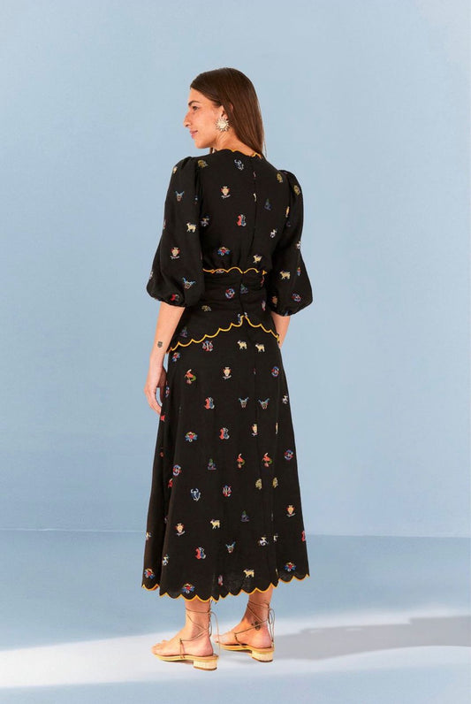 Zodiac midi dress